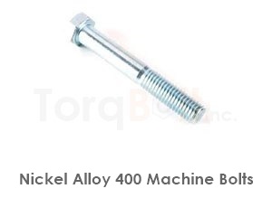 Monel 400 bolts to ASTM F468, UNS N04400
